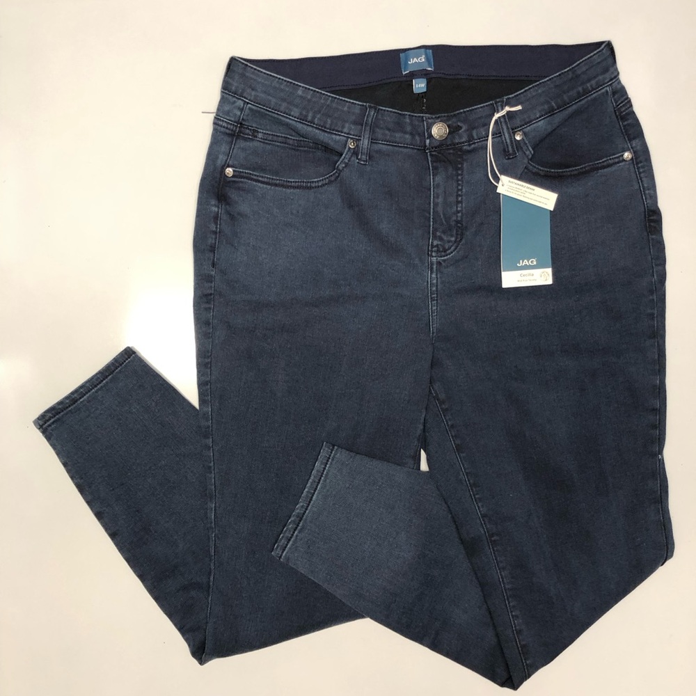 Jag Cecilia mid rise skinny jeans size 14W